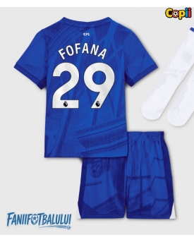 Chelsea Wesley Fofana #29 Echipament de Fotbal Replică 2025-26 Copii Acasa (+ Șorturi)